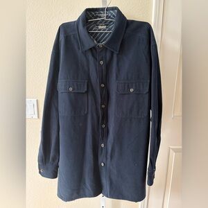 Levi Strauss & Co. Chamois Pocket Front Button-down Jacket in Navy - Size XL